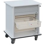 DEXTER 23 ABS vozík boxový, roletový, nízký, 880x780x620 mm, bílá – Hledejceny.cz