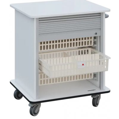 DEXTER 23 ABS vozík boxový, roletový, nízký, 880x780x620 mm, bílá – Hledejceny.cz