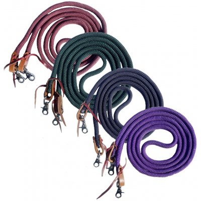 Cassini *W* Provazové otěže Stars černá – Zboží Dáma