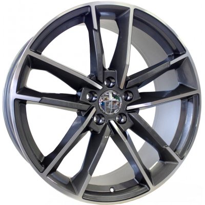 Racing Line XFE81 9x21 5x112 ET33 grey polished – Hledejceny.cz