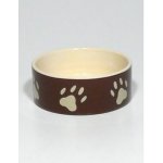 Trixie Miska keramická pes s béž.tlapkami 0,8 l 16 cm – Zbozi.Blesk.cz