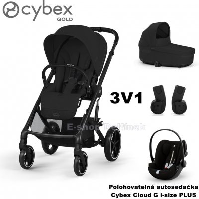 Cybex Balios s Lux Travel set Cloud G Plus i-Size Moon Black 2025 – Hledejceny.cz