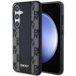 DKNY PU Leather Checkered Pattern Magsafe pro Samsung Galaxy S24 Ultra Black DKHMS24LPCPVSLK – Sleviste.cz