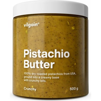 Vilgain 100% Pistáciové máslo křupavé 500 g – Zbozi.Blesk.cz