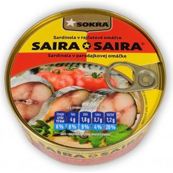 Sokra Saira sardinela v rajčatové omáčce - 240g