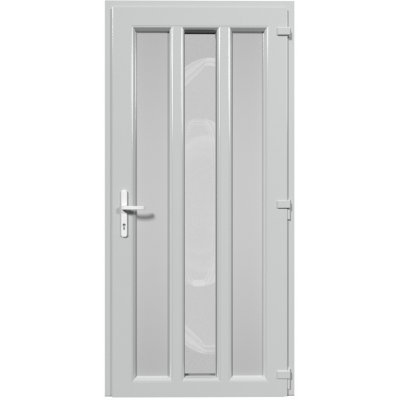 Aluplast Vchodové dveře Ideal 4000 Typ 08 Jednokřídlé Bílá - Bílá 80 x 190 cm – Hledejceny.cz