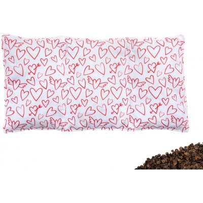 VFstyle pohankový polštářek 30x15 cm Hearts – Zboží Dáma