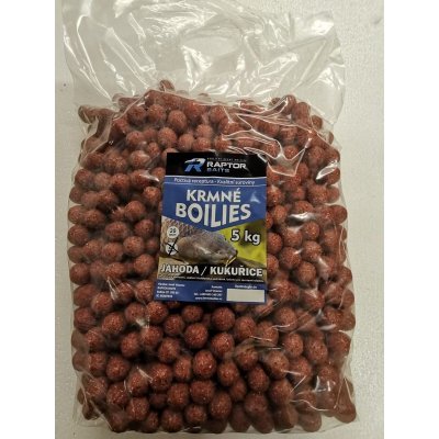 Raptor Baits Krmné boilies JAHODA/KUKUŘICE 5kg 20mm – Zbozi.Blesk.cz