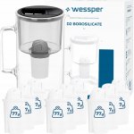 Wessper D2 Borosilicate 3 l černá + filtry 10 ks – Hledejceny.cz