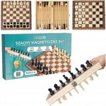 Hra šachy warcaby tryktrak 3v1 dřevěné magnetické Be-active.cs – Sleviste.cz