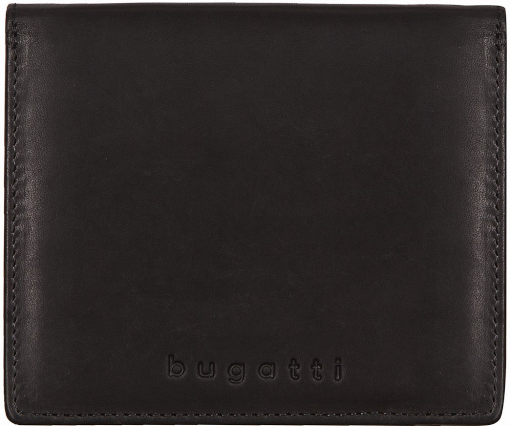 Bugatti Pánská kožená peněženka RFID Romano 49399501 černá | Srovnanicen.cz