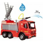 Teddies Mercedes auto hasiči plast 60cm stříkací vodu nádržka 1,6l – Hledejceny.cz