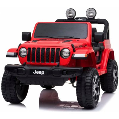 Mamido elektrické autíčko Jeep Wrangler Rubicon 4x4 červená – Zboží Dáma