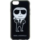 Pouzdro Karl Lagerfeld K-Team TPU iPhone 6/6S černé