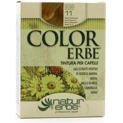 Color Erbe přírodní barva na vlasy 11 světlá zlatavá blond Natur Erbe 135 ml