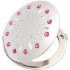 Kosmetické zrcátko Elenpipe EL-01.12 kosmetické kapesní zrcátko se Swarovski Elements Sun fuchsia