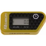 měřič motohodin bezdrátový s nulovatelným počítadlem, Q-TECH (žlutý) | Zboží Auto