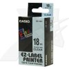 Barvící pásky Páska do tiskárny štítků Casio XR-18X1 18mm černý tisk/průhledný podklad