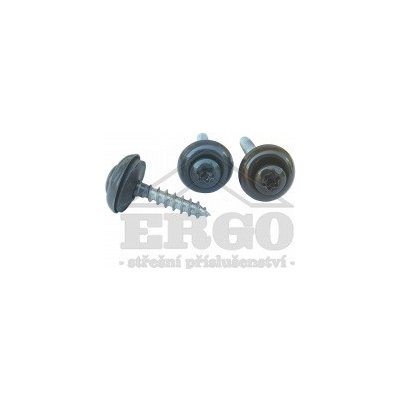 ERGO Klempířské vruty TORX 25 tmavě hnědé RAL 8014 - délka 35mm – Hledejceny.cz