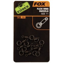 Fox Edges Flexi Ring Swivels vel.11 10ks
