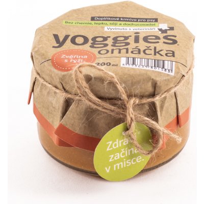 Yoggies omáčka se zvěřinou a dýní 0,2 l – Zboží Mobilmania