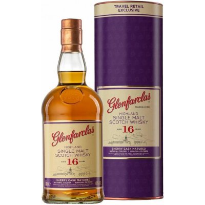 Glenfarclas Sherry Oak 16 Y.O. 40% 0,7 l (tuba) – Hledejceny.cz