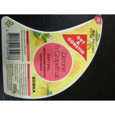 G & G Voňavý gel s letní vůní citrónu 150 g – Sleviste.cz