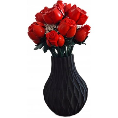 Wazon na květiny, Lego 20 cm - černá – Zbozi.Blesk.cz