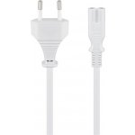 goobay Kabel síťový 2pinový, CEE 7/16(M) - IEC320 C7, 5m, bílý (93988) - 19.92.0053 – Sleviste.cz