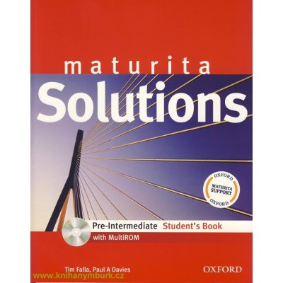 Davies: Maturita Solutions pre-intermediate student´t book + CD CZedition – Hledejceny.cz