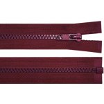 Zip kostěný dělitelný No 5 - bundový barva 179 vínová délka 45 cm – Hledejceny.cz