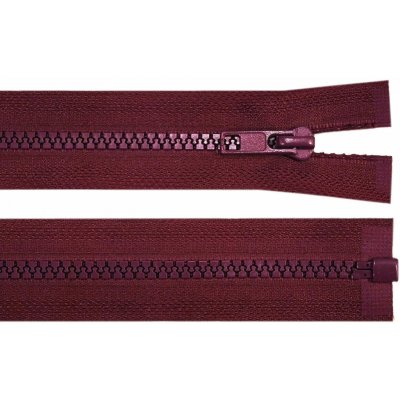 Zip kostěný dělitelný No 5 - bundový barva 179 vínová délka 45 cm – Hledejceny.cz