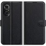 Litchi PU kožené peněženkové pouzdro na mobil Huawei Nova 9 SE - černé – Zboží Živě