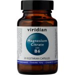 Viridian Magnesium Citrate with Vitamin B6 90 kapslí – Zboží Mobilmania