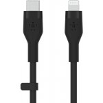 Belkin CAA009bt3MBK Flex Lightning/USB-C 15W, 3m, černý – Zbozi.Blesk.cz