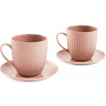 WD Lifestyle Porcelánový set 2 šálků na espresso růžová 110 ml – Zboží Mobilmania