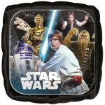 Fóliový balónek čtverec Star Wars 43 cm – Hledejceny.cz