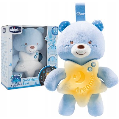 Chicco Goodnight bear svítící medvídek modrý – Zboží Dáma
