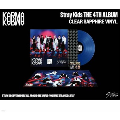 Stray Kids - Karma Clear Blue Vinyl LP – Sleviste.cz