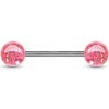 Piercing Šperky4U piercing do jazyka akrylát PJ01148-P