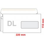 Obálka DL okénko / 25 samolepící 465882 – Zboží Živě