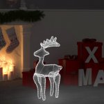 Nabytek XL Sob vánoční dekorace s výpletem 306 LED diod 60 x 24 x 89 cm – Hledejceny.cz