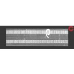 Kovovégarnýže.cz řasící stuha Wave systém - vlna, 8 cm Délka řasící stuhy: 6,50m – Zboží Mobilmania