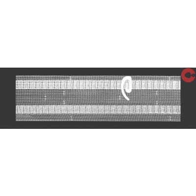 Kovovégarnýže.cz řasící stuha Wave systém - vlna, 8 cm Délka řasící stuhy: 6,50m – Zboží Mobilmania