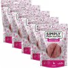 Pamlsek pro psa SIMPLY FROM NATURE Meat Strips pamlsky s husou pro psy 5 x 80 g