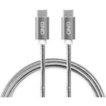 GND USBCC100MM0 USB-C / USB-C 3.1, PD, 1m, šedý