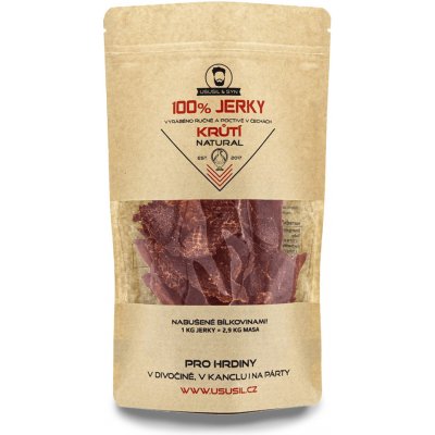 Usušil & Syn 100% Jerky Krůtí Natural 150 g – Zboží Dáma
