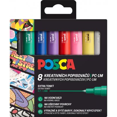 Uni Posca PC-1M P153544382 8 ks – Zboží Dáma