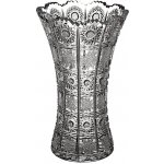 PB CRYSTAL Broušená váza X 80029/255mm. Klasický brus 500 PK. – Hledejceny.cz