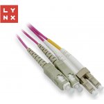 Lynx CS LX-DPX-LC/SC-OM4-2 duplexní patch MM OM4 LC/SC 50/125µm 2m – Zboží Živě